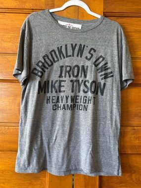 Roots of Fight "Brooklyn's Own Iron Mike Tyson" Gray Tee